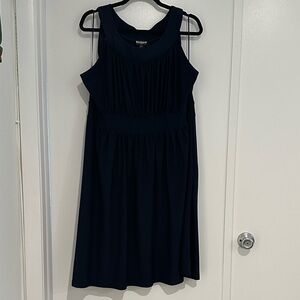 Haani, Navy Blue Midi👗Dress 3X Plus